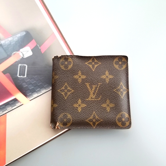 Louis Vuitton Vintage Porte Bilfold Men's Signature Wallet/France Unisex - Picture 1 of 16